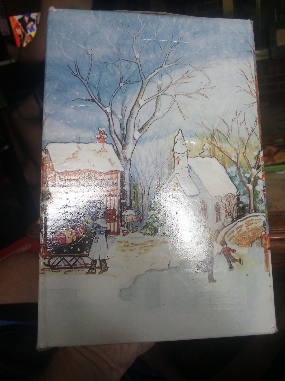 Dickensville Collectibles Two Story Noma Christmas Village 1996 Lighted House
