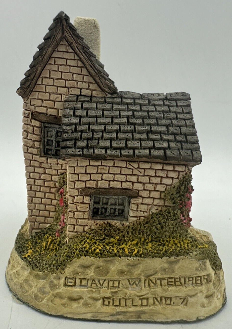 David Winter Cottages The Cobbler Miniature Collectible Guild COA Vintage 1990