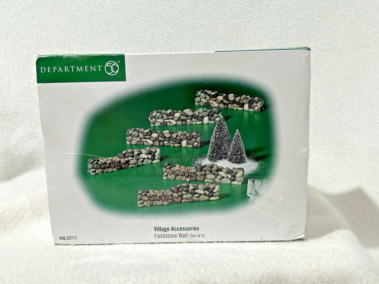 Dept. 56 Village Accessories #56.52711 Fieldstone Walls 6 Piece Set