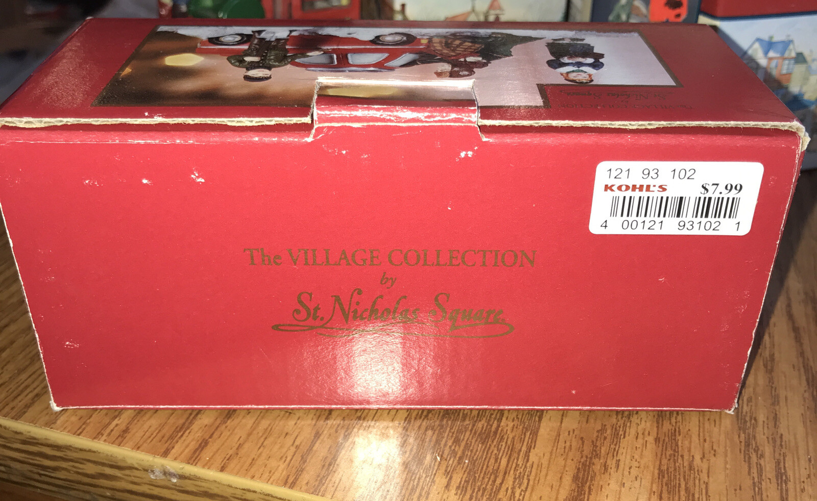 VTG ST NICHOLAS SQUARE STUCK IN A RUT VILLAGE COLLECTION 1 PC ONLY