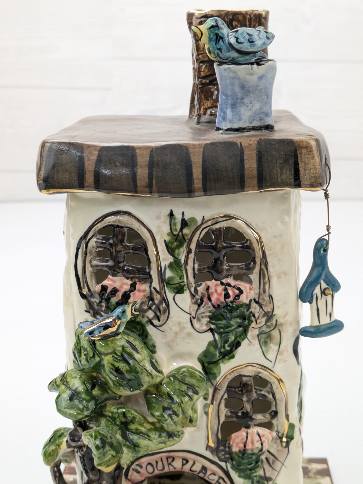 Blue Sky House By Heather Goldminc “Our Place” Cottage Tea Light Candle