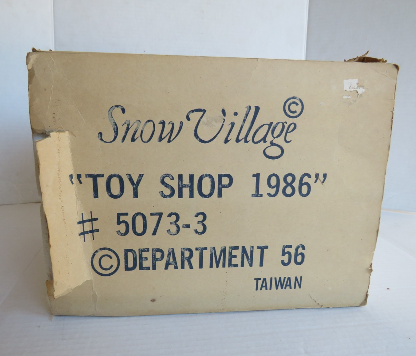 Retired Dept 56 ~ Original Snow Village ~ Toy Shop ~ 56.50733 ~ No Light