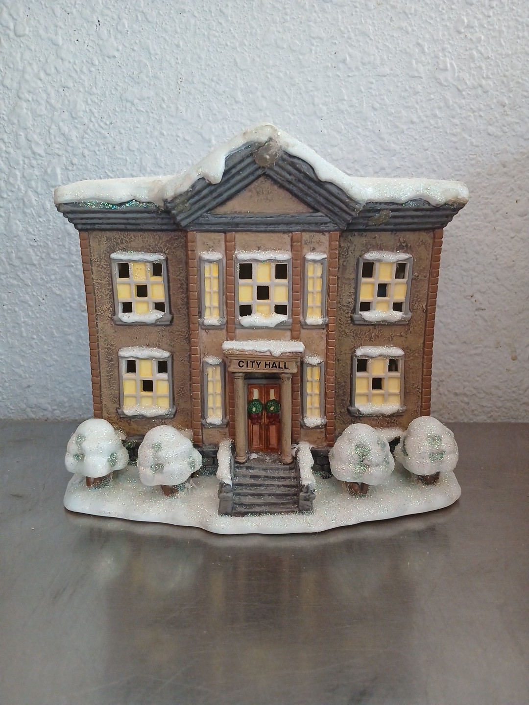 It’s A Wonderful Life Lighted Village Bedford Falls City Hall Series II