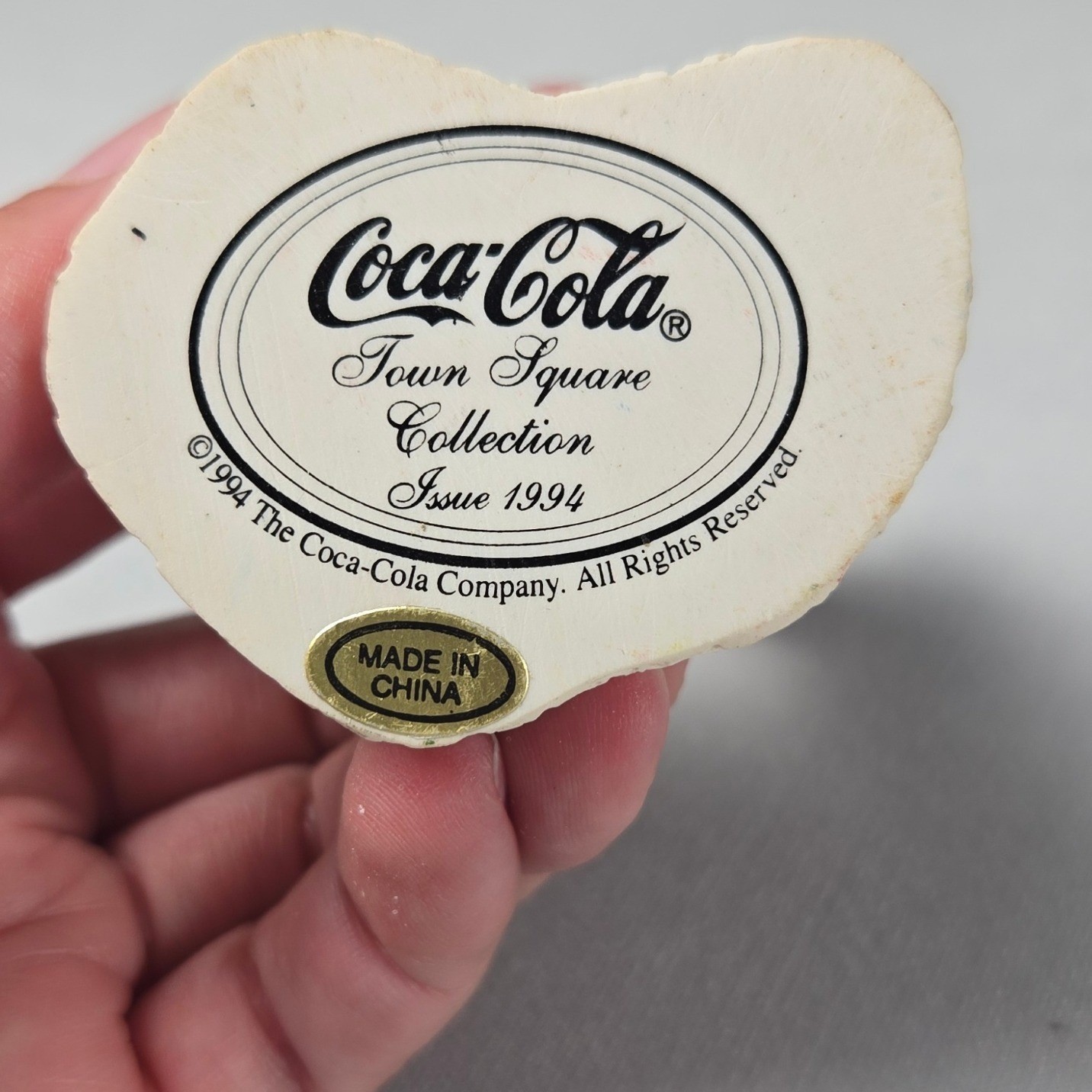 Vintage Coca-Cola Town Square Collection Christmas Village Accessories Lot 9 Pc