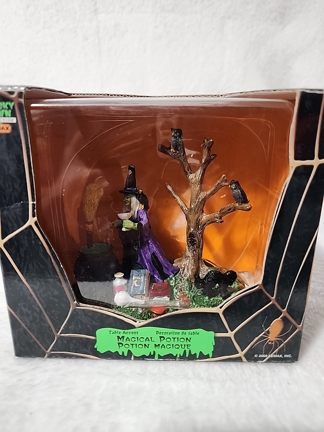 2008 Lemax Spooky Town Magical Potion Table Accent Figurine New In Box 83664