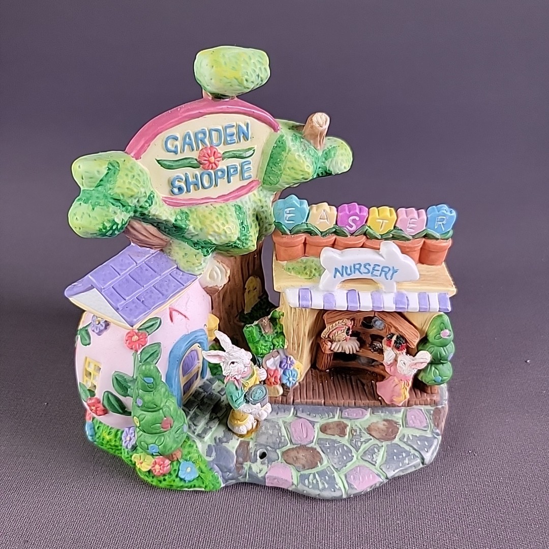 Cottontale Cottages Garden Shoppe Easter Village 1999 Lot Of 3 Shoppes
