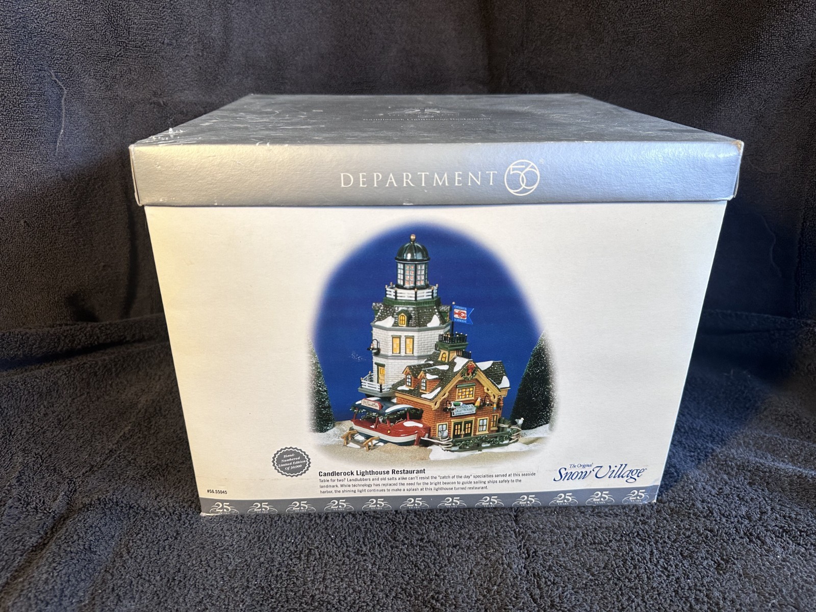 Department 56 Snow Village Candlerock Lighthouse Restaurant