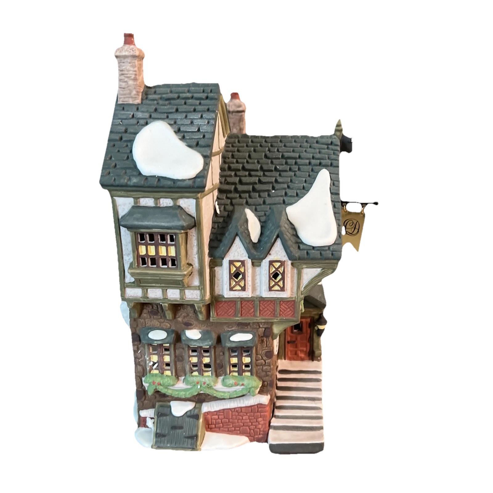 Department 56 Heritage Collection Dickens Village The Pied Bull Inn Retired 1993