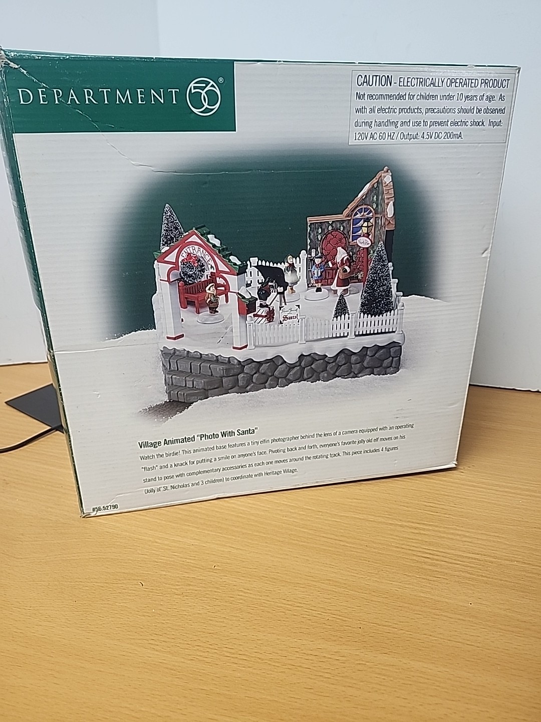 Department 56 Animated Village Photo With Santa Item No 5652790