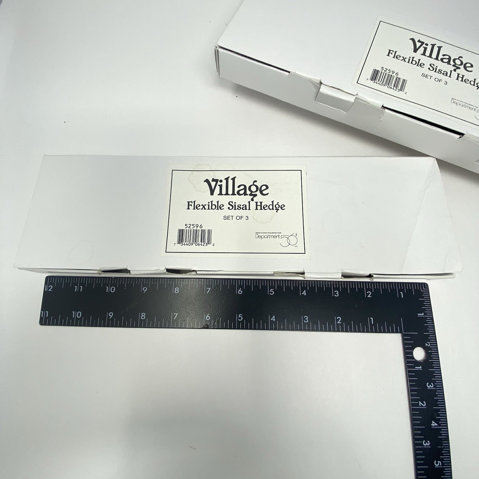 Dept 56 Flexible Sisal Hedge 3 Sets Village Accessories LOT of 9 NEW 52596