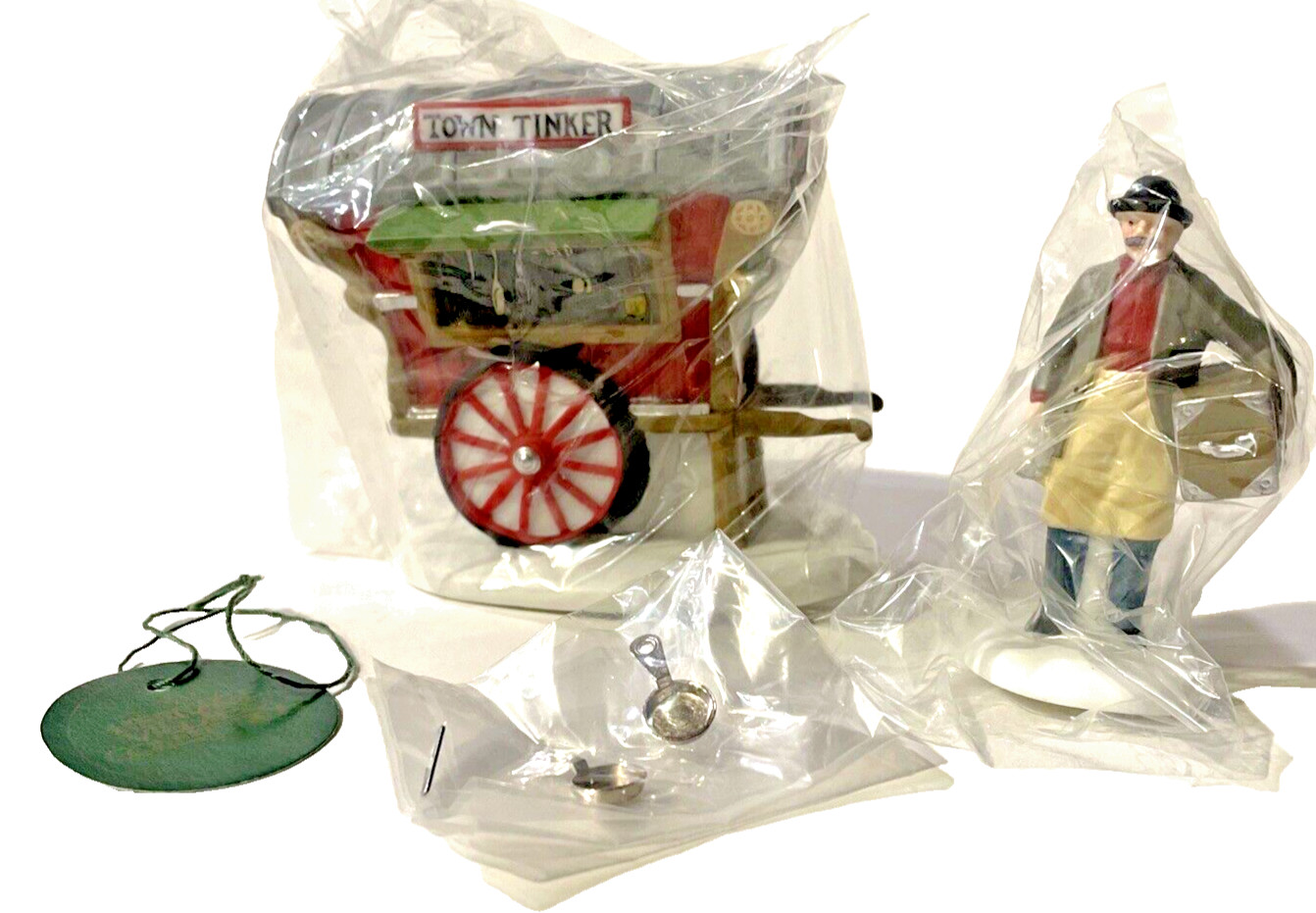 Dept 56 Town Tinker All Around The Town Heritage Village Lot 5646-4 5545-0 READ*