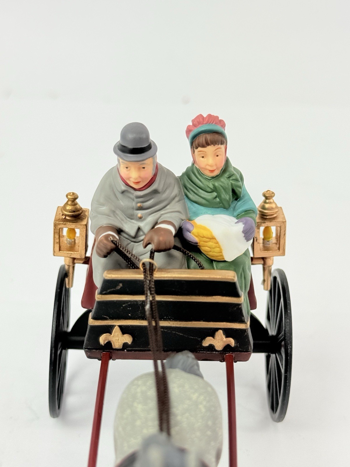 Dept 56 The Heritage Village “Red Christmas Sulky” 58401 Dickens Village Series