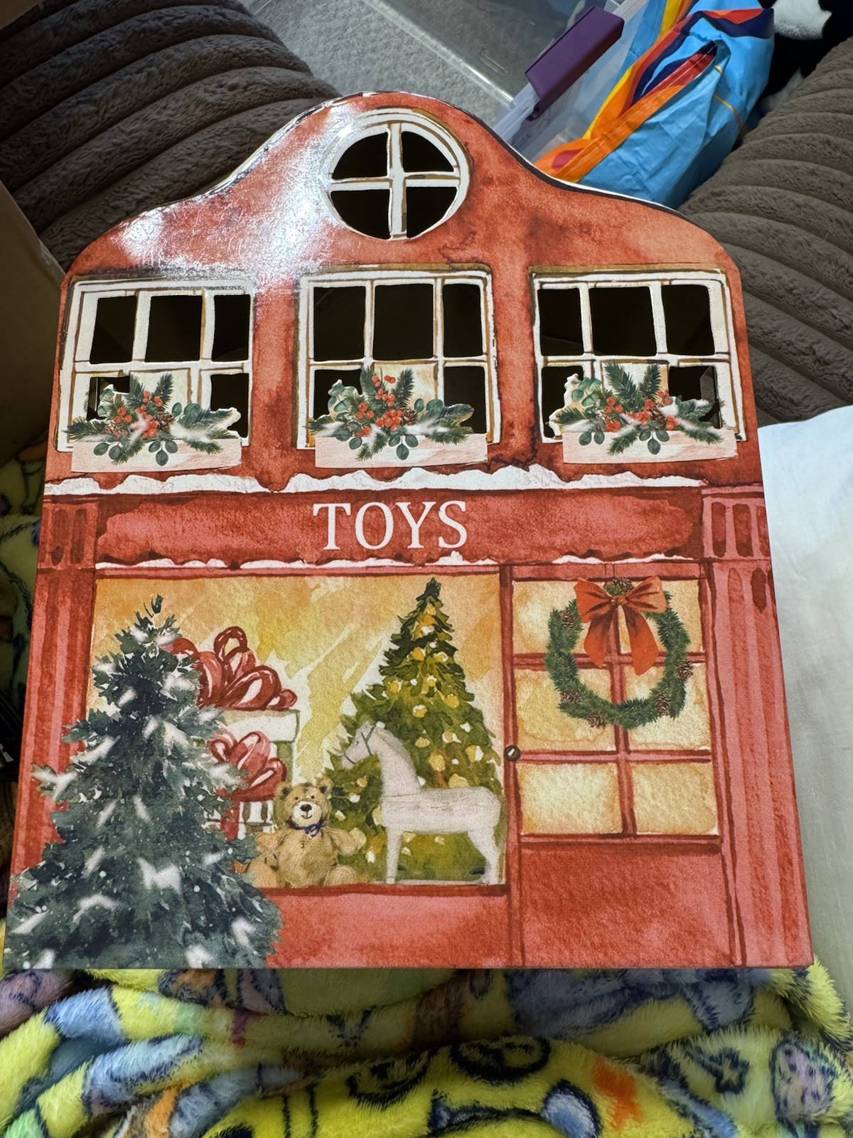 New In Box Arte Corazon 10 Inch Led Toy Shop Christmas
