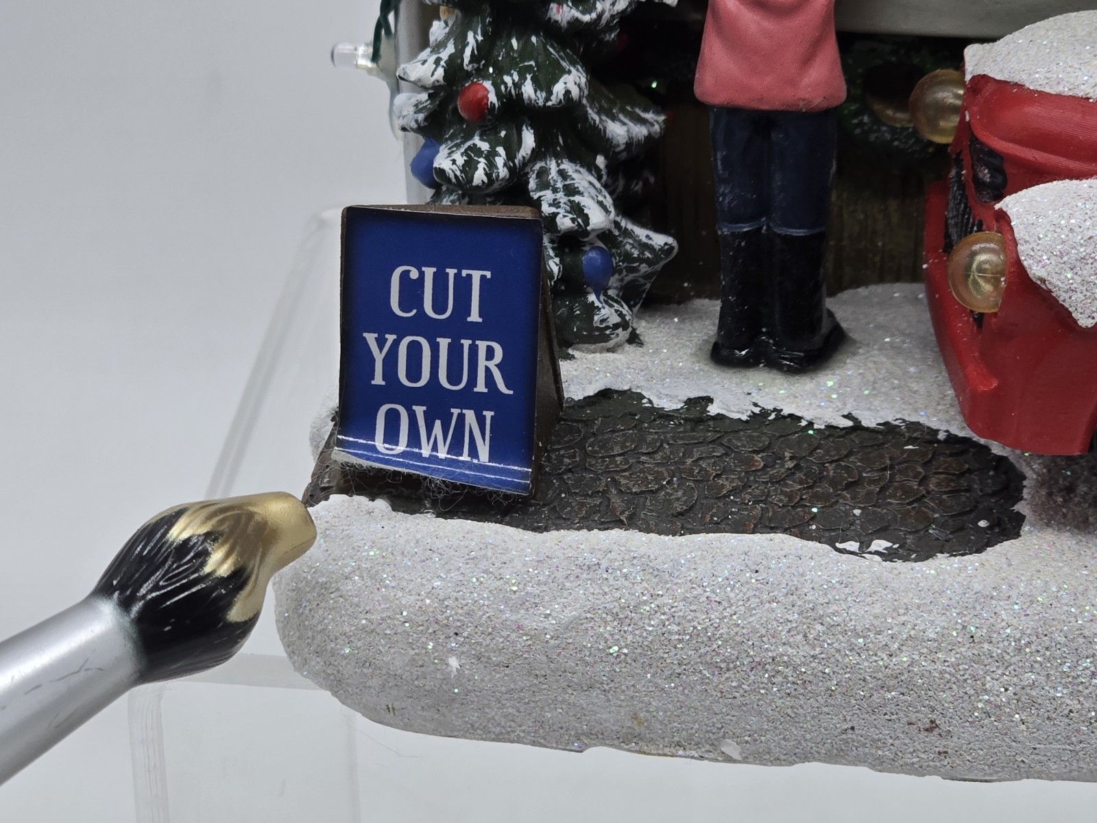 Carole Towne Collection Village Scene Mr. Stanley’s Tree Farm LED Lighted