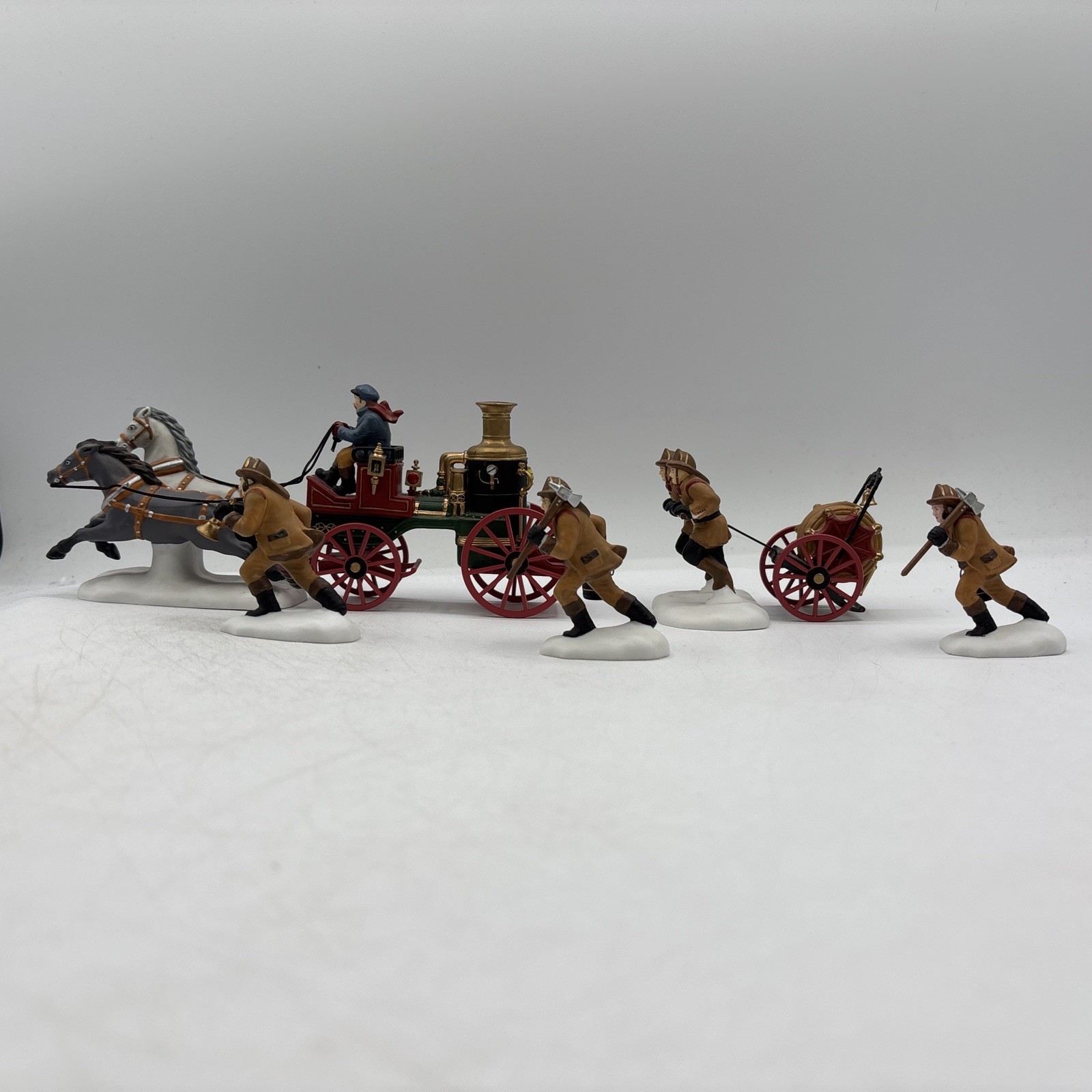 Dept 56 1997 Vintage Heritage Village The Fire Brigade Of London Town 58406 EUC