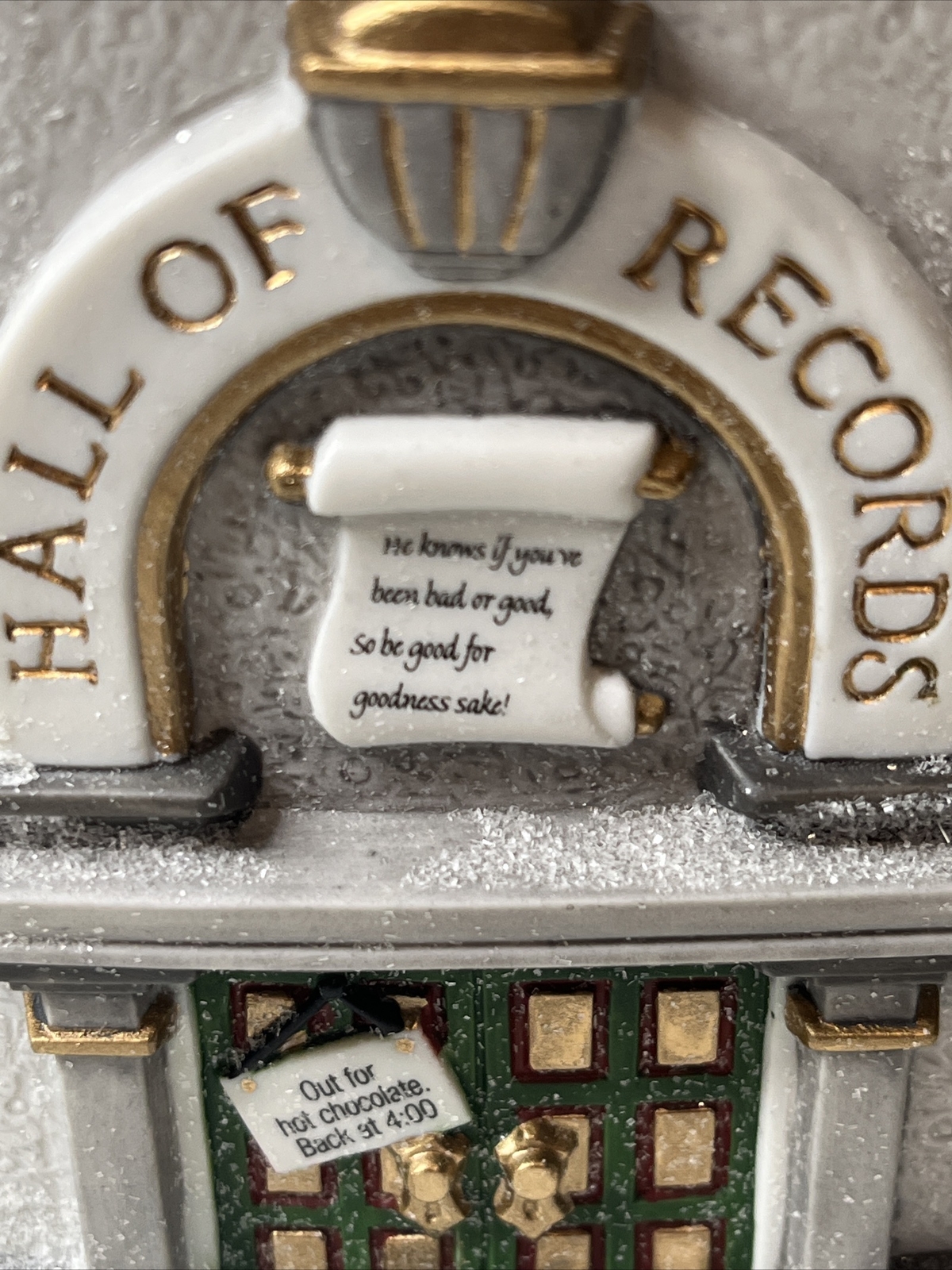Department 56 Heritage Village North Pole Series “Hall of Records” 56392