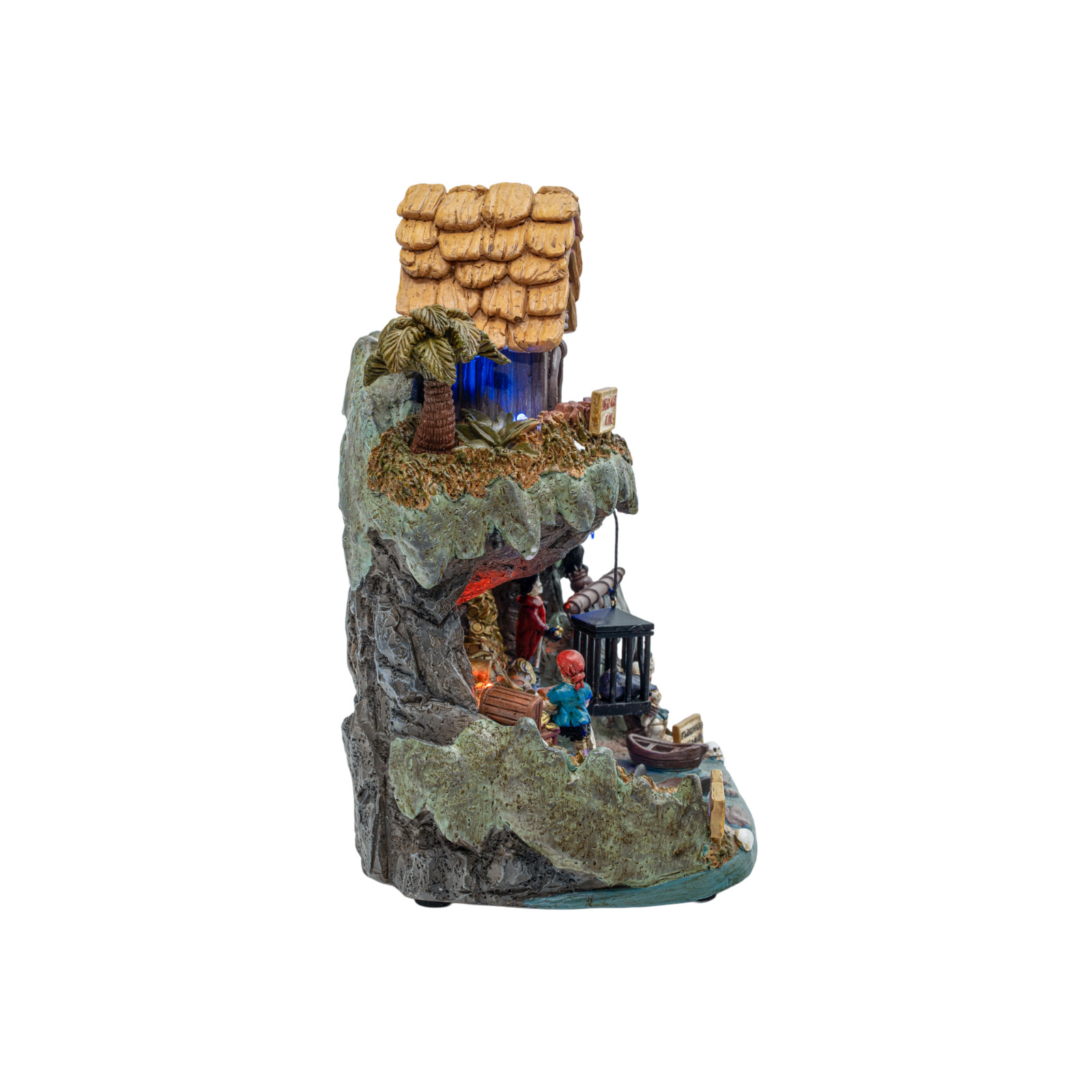 Jolly Roger’s Retreat Lighted Animated Halloween Village Piece