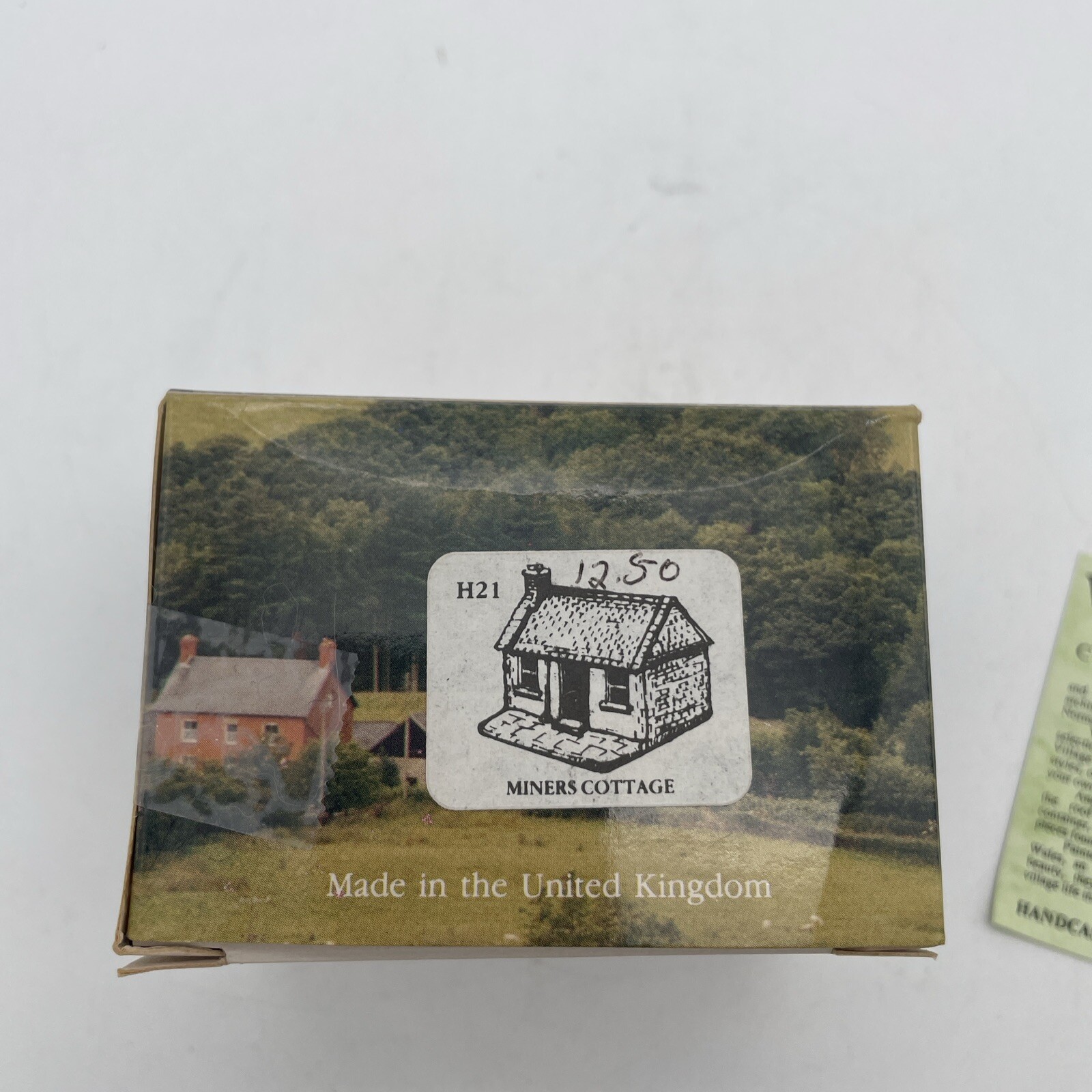 The Village Collection Trinket Box Miners Cottage W/ Removable Roof Lid