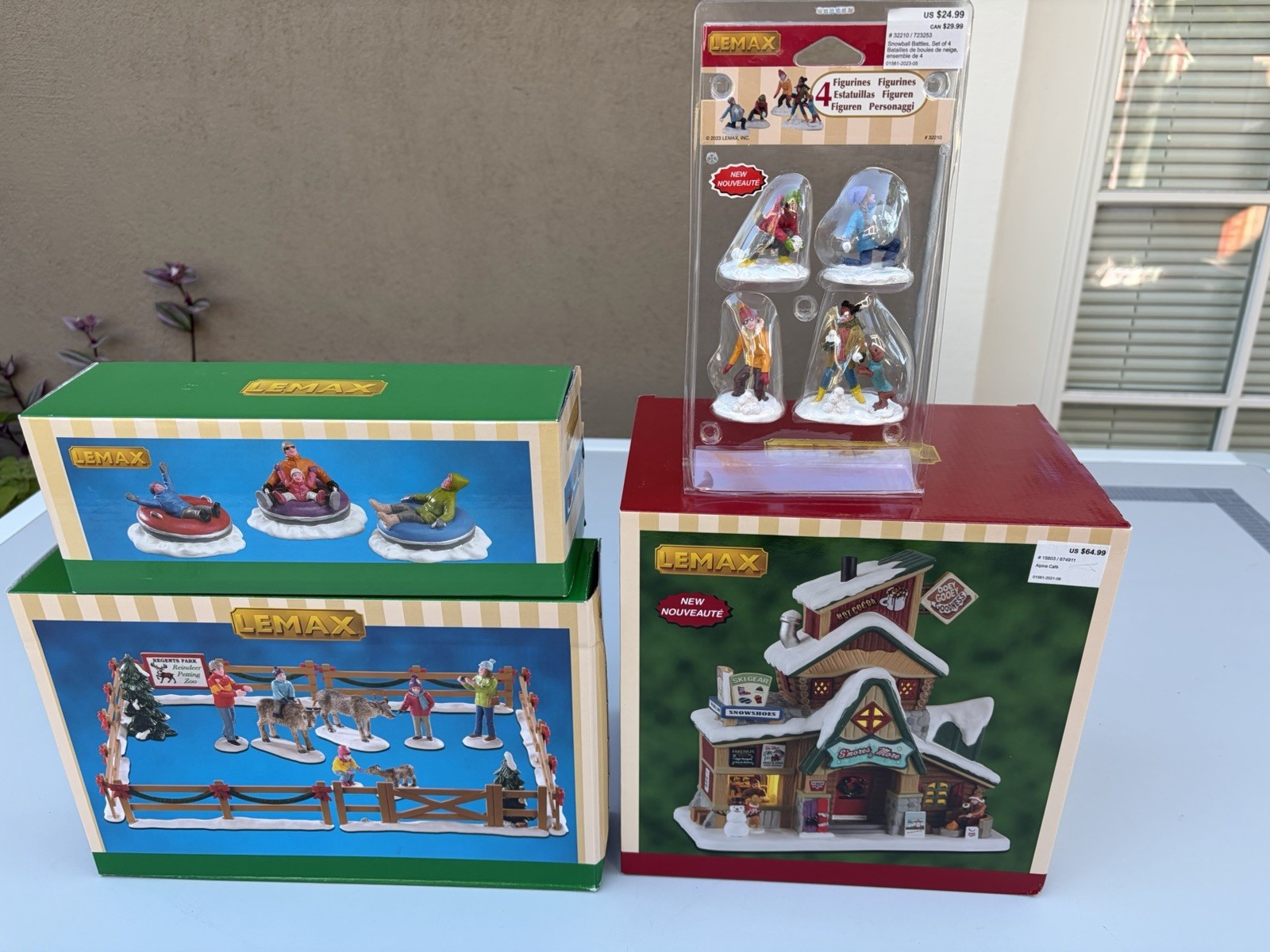 4x Lemax Vail Village Brand New Lot