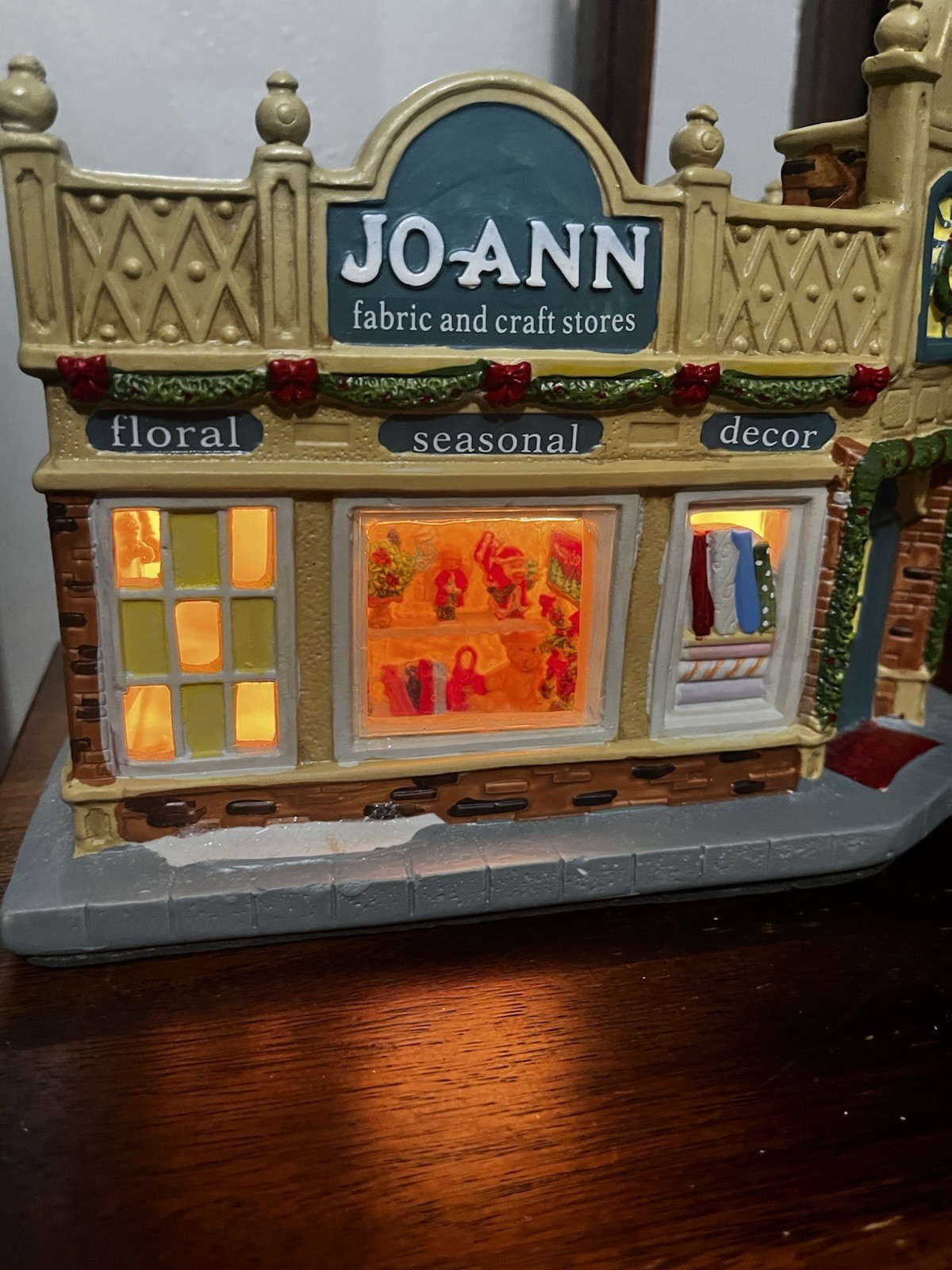 Jo-Ann Fabric And Craft Store Holiday Inspirations Christmas Village House