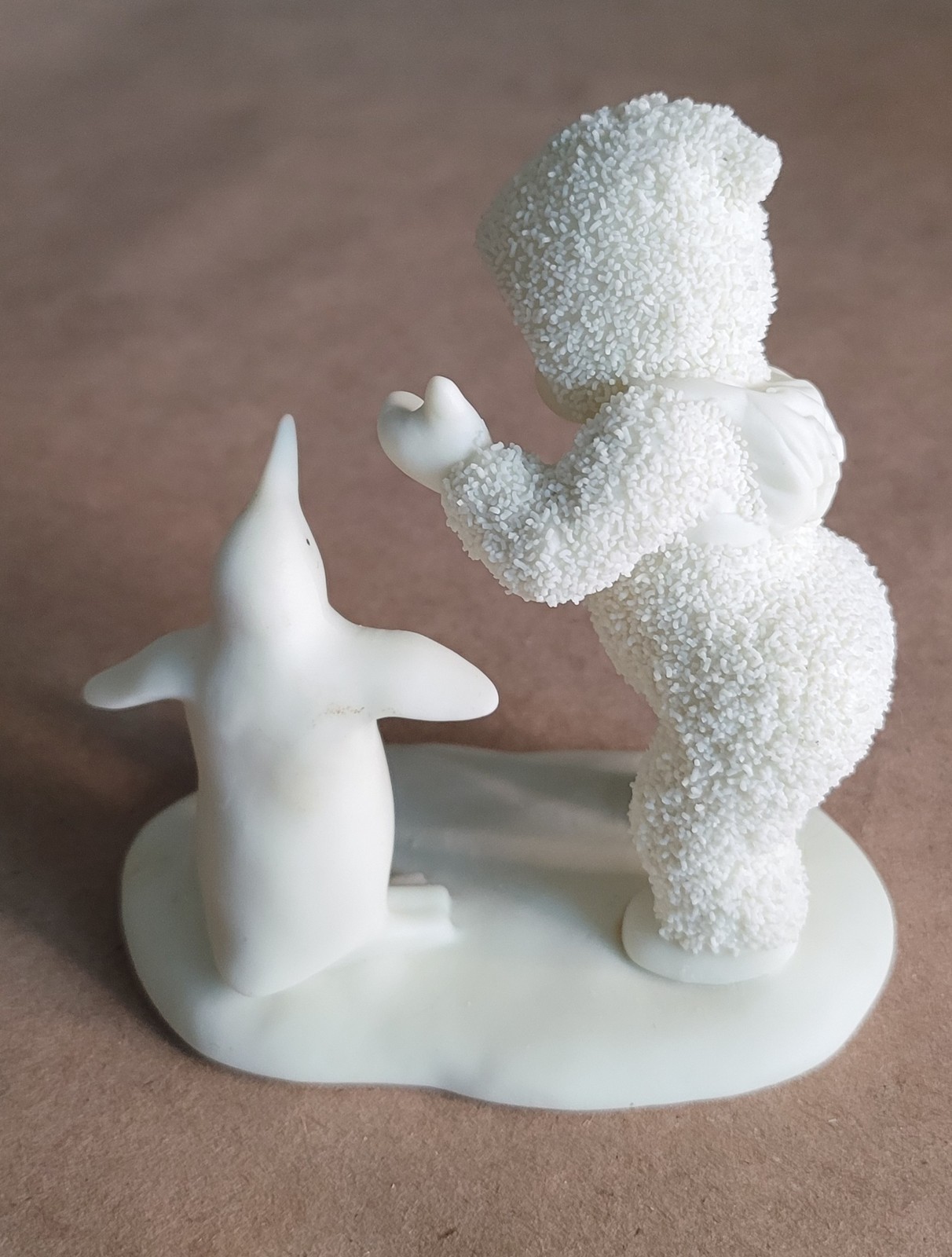 Department 56 Figurine Snowbabies White Ceramic Collectible 3 3/4 x 4 inches