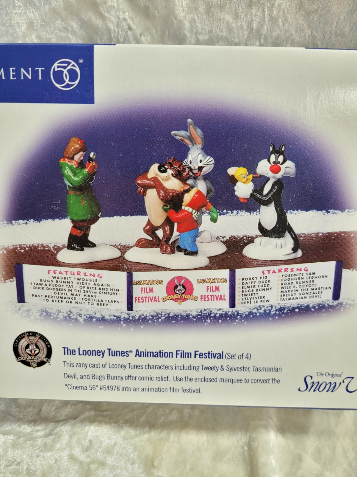 Dept 56 Original Snow Village – Looney Tunes Animation Film Festival #54983