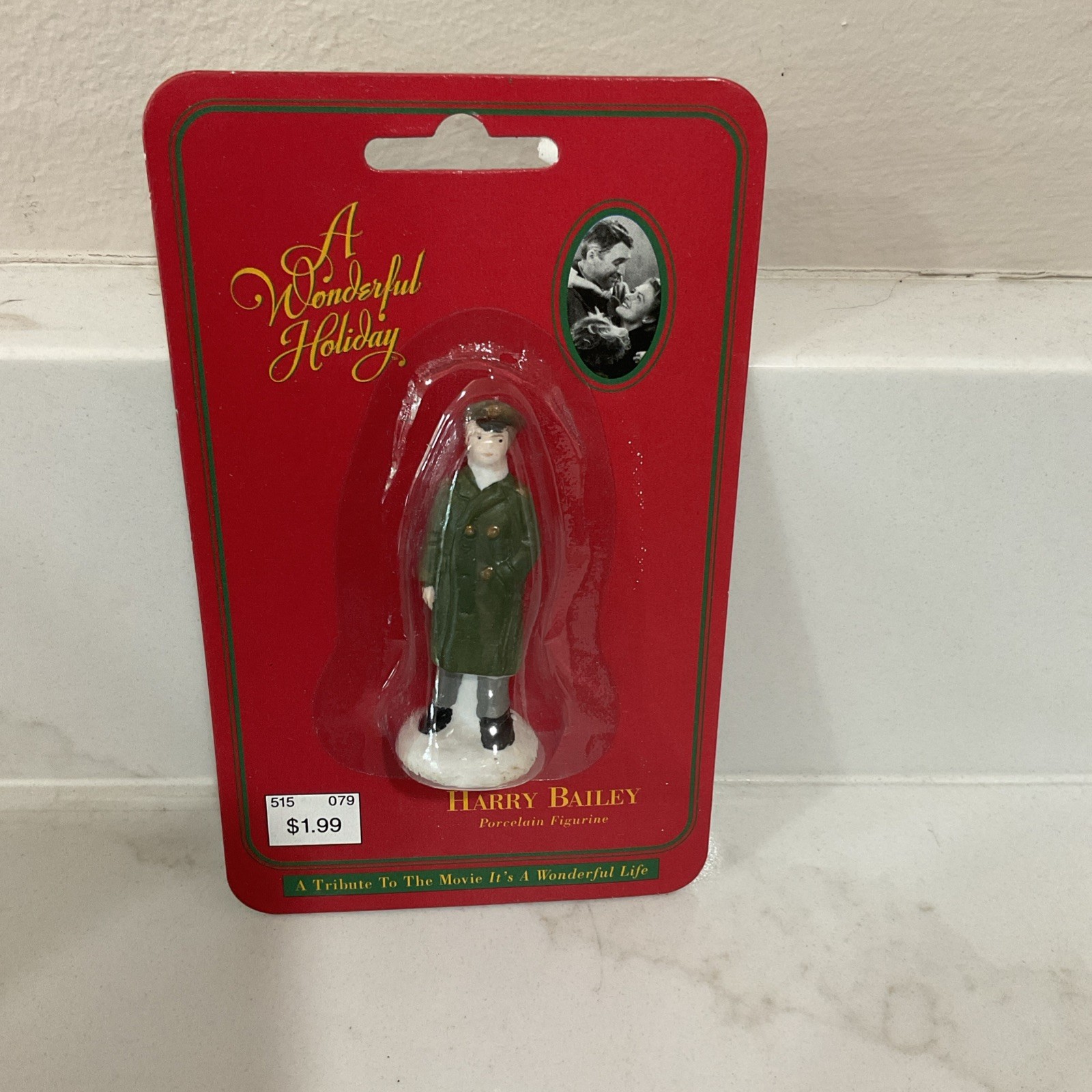 1995 It’s A Wonderful Life Harry Bailey Porcelain Figurine New Sealed