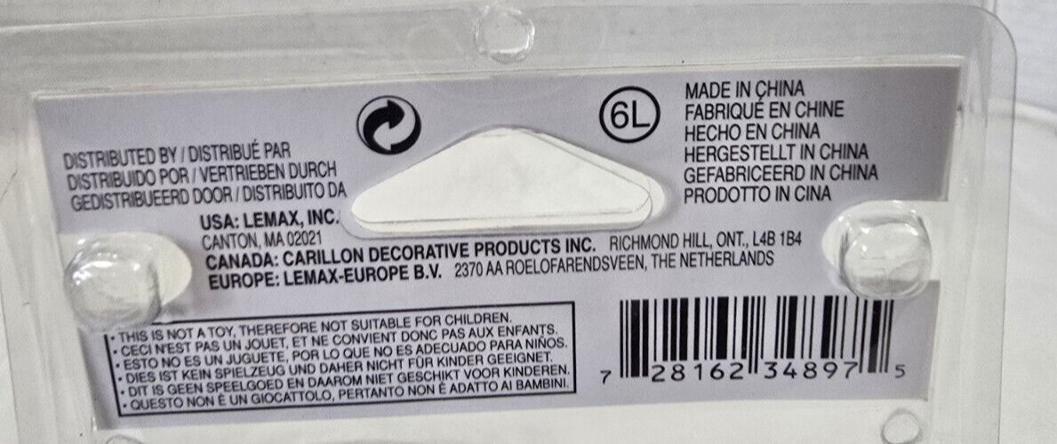 Lemax 34897 Carole Towne Collection Park Bench – 2 in pkg NOS 2003 black ~1.75″