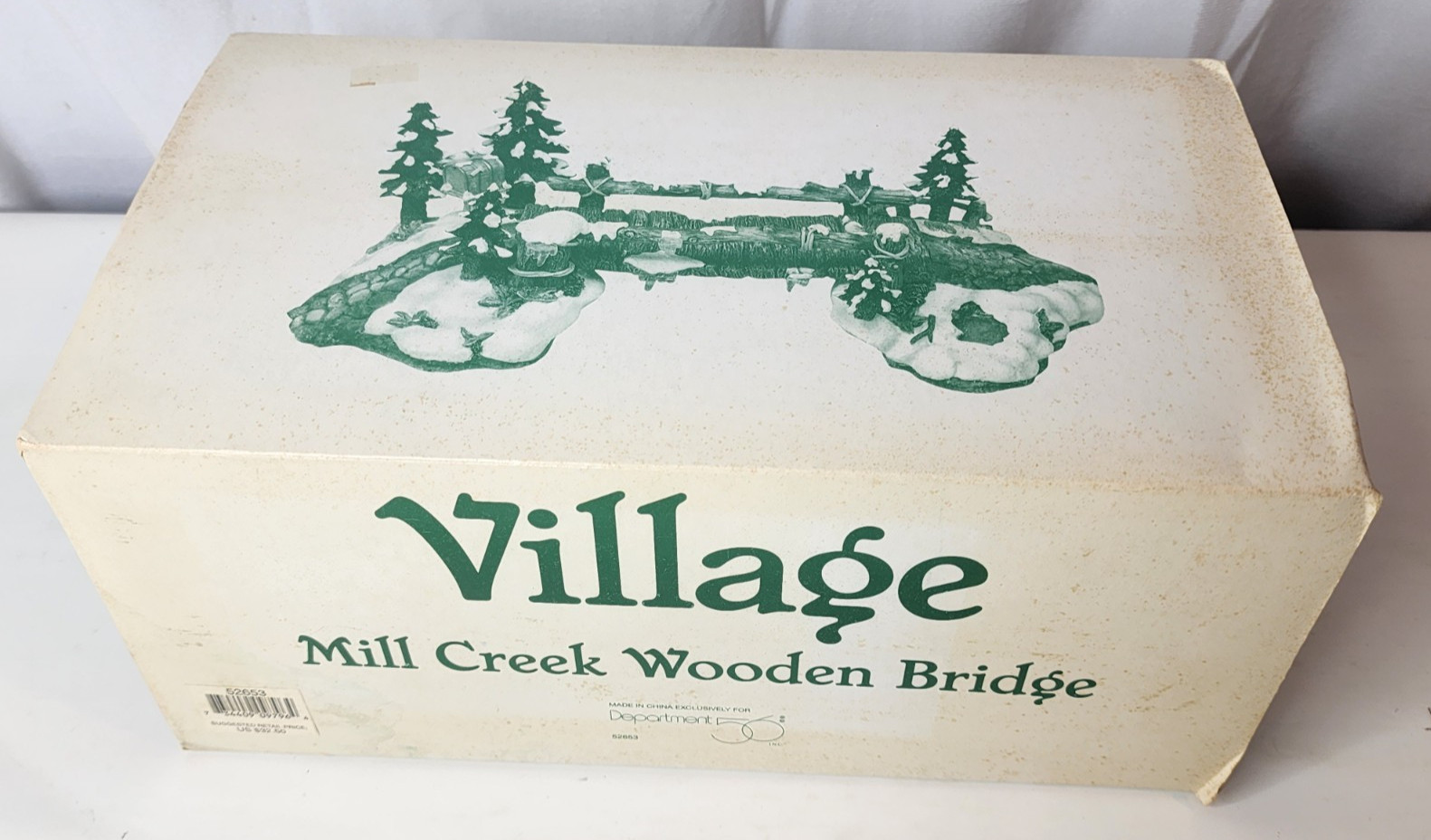 Dept 56 Village Accessory – Mill Creek Wooden Bridge – #56.52653