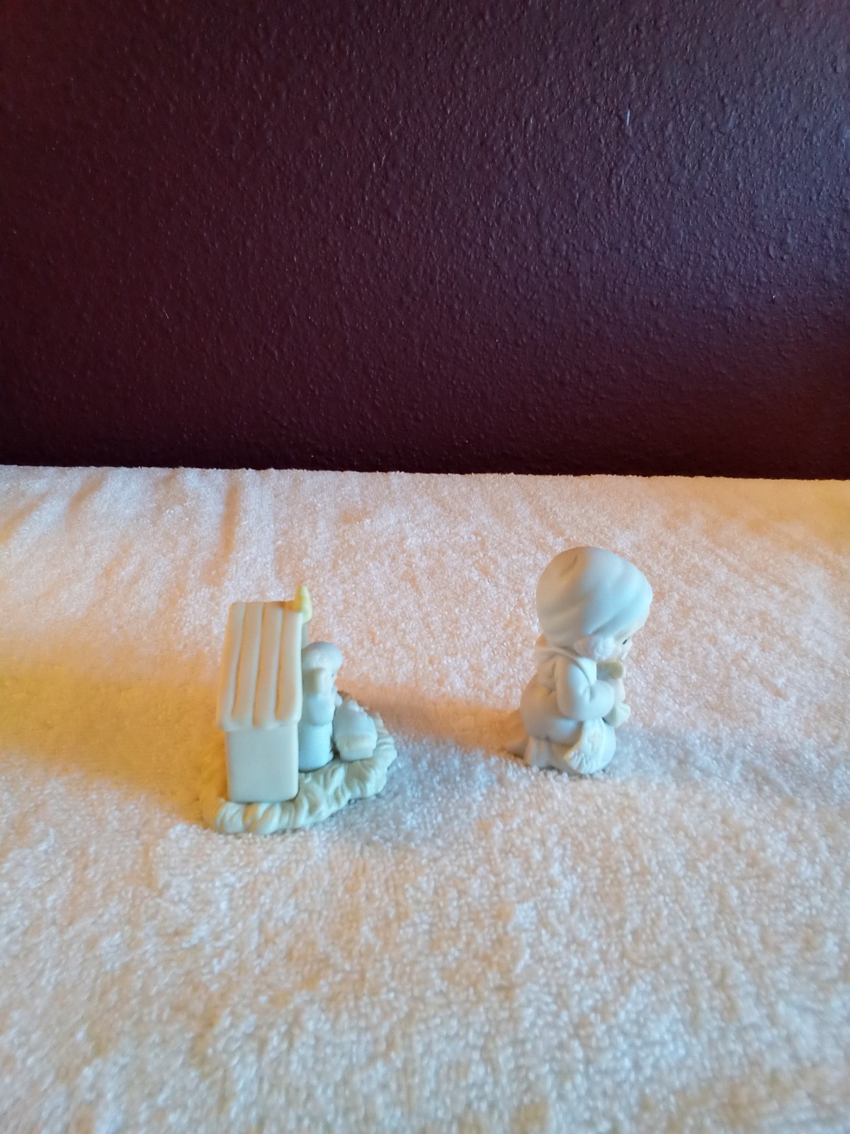 2PC 1992 Enesco Sugar Town Collectibles Grandfather#529516&Nativity#529508 NoBox