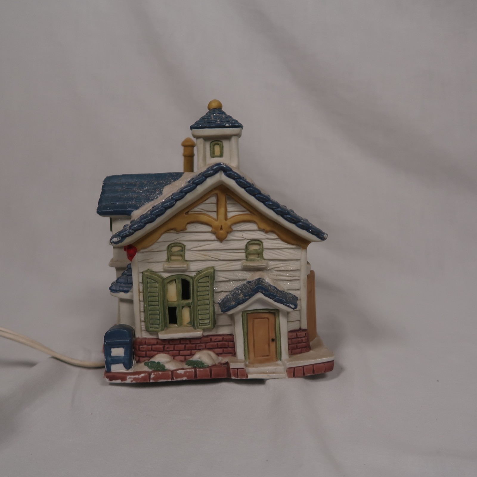 SantaKins Village “Baldy’s Post Office” A Sants’s Best Limited-Edition Porcelain