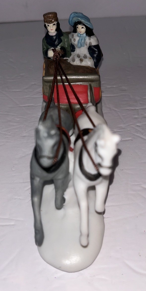 Department 56 Heritage Village Figures “Dickens’ Sleighride” w/ Box