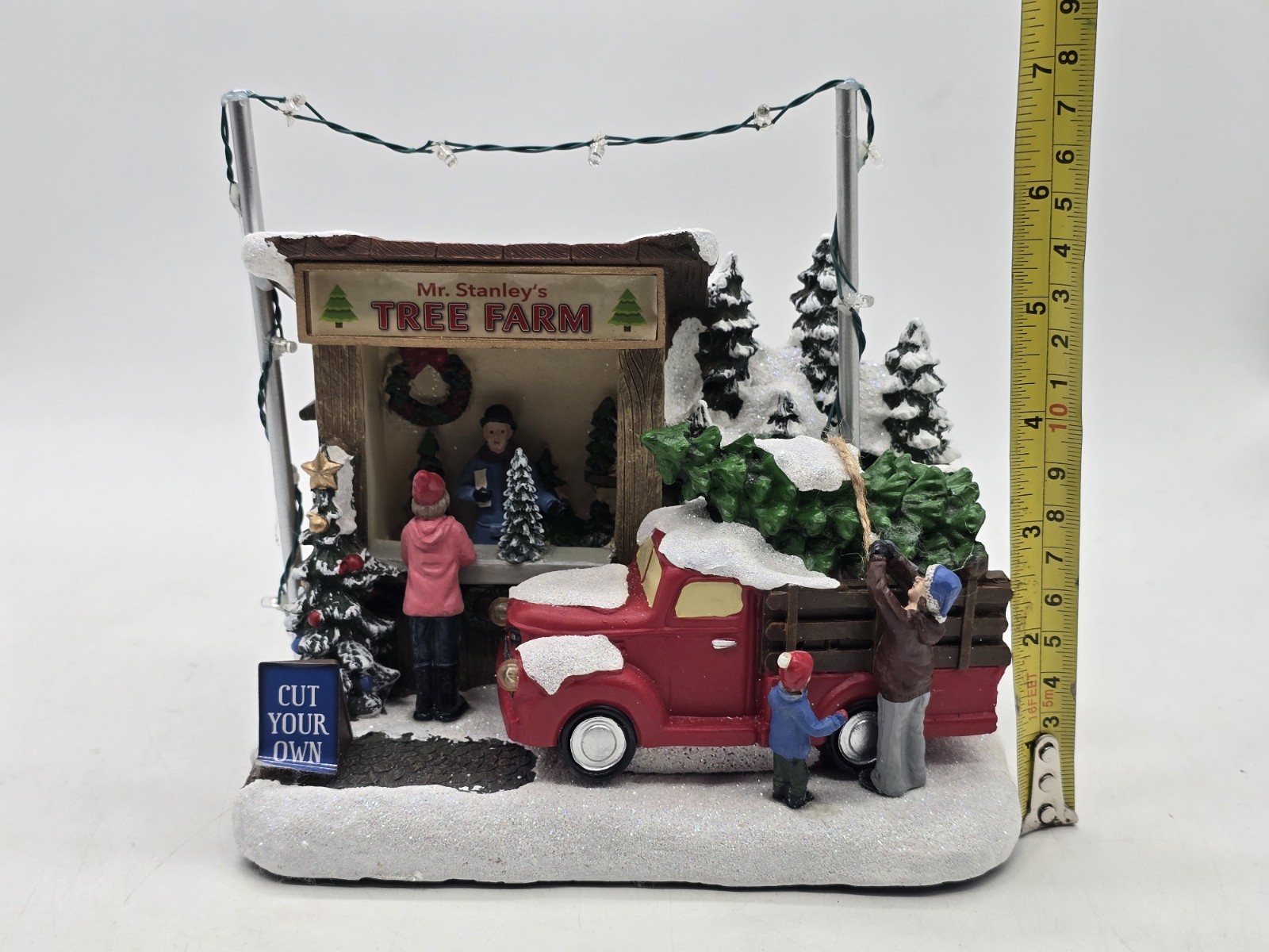 Carole Towne Collection Village Scene Mr. Stanley’s Tree Farm LED Lighted