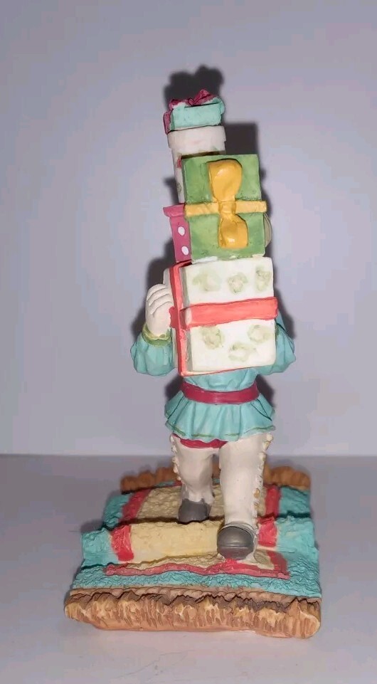 Vintage 1992 GEO. Z. LEFTON “Memories of Home” Figurine Boy With Gifts!