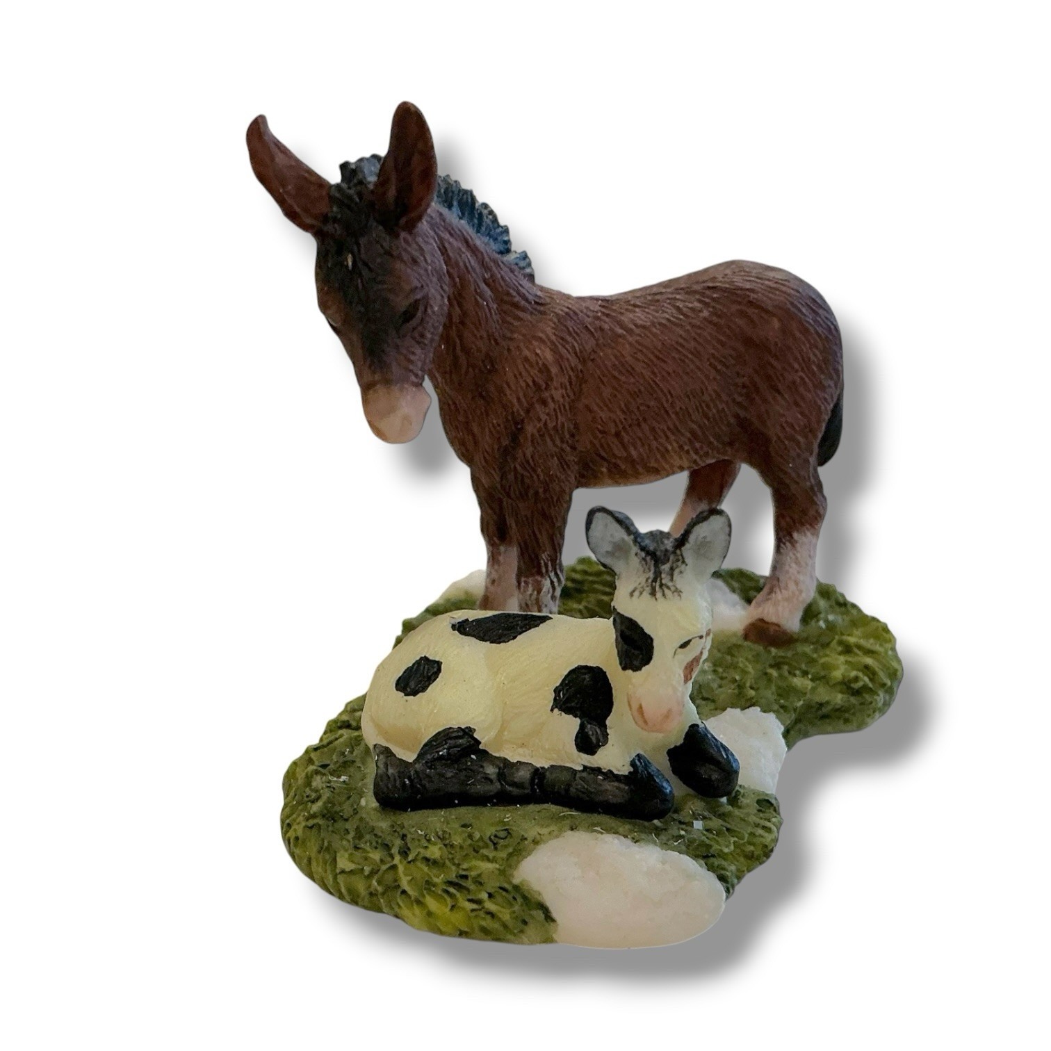 Heartland Valley Village Figure Lot Irish Farmer Pig Lady Donkey Man Ram/Sheep