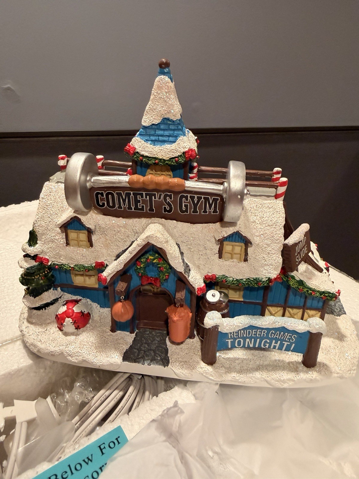 Rudolph’s Christmas Village Coach Comets Reindeer Games Gymnasium