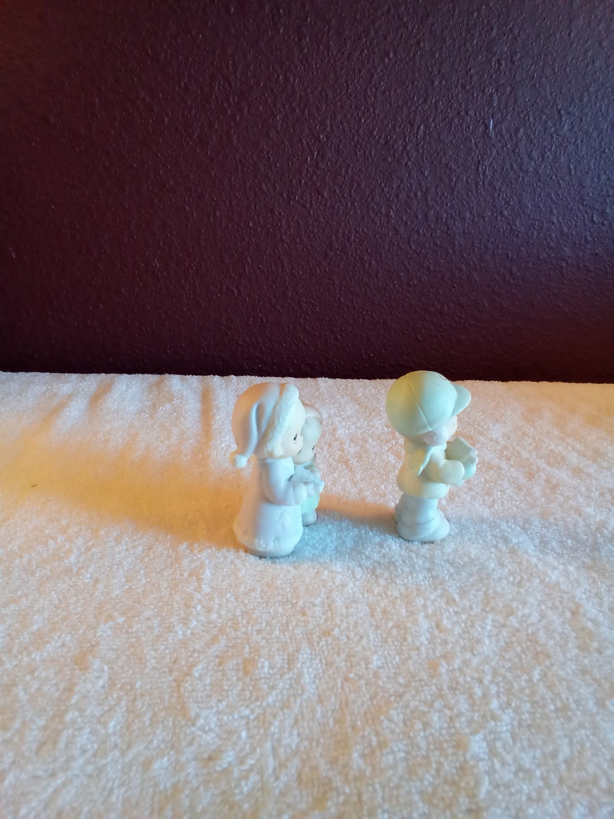 1992 Enesco Sugar Town Porcelain Philip #529424/Aunt Ruth&Aunt Dorothy #529486
