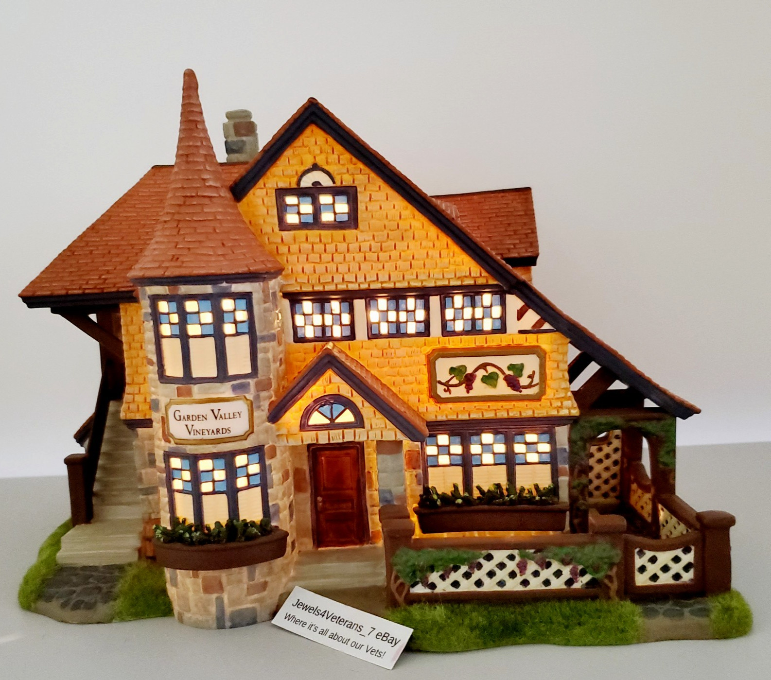Department 56 Seasons Bay Garden Valley Vineyards 53446 Limited Edition New!💖