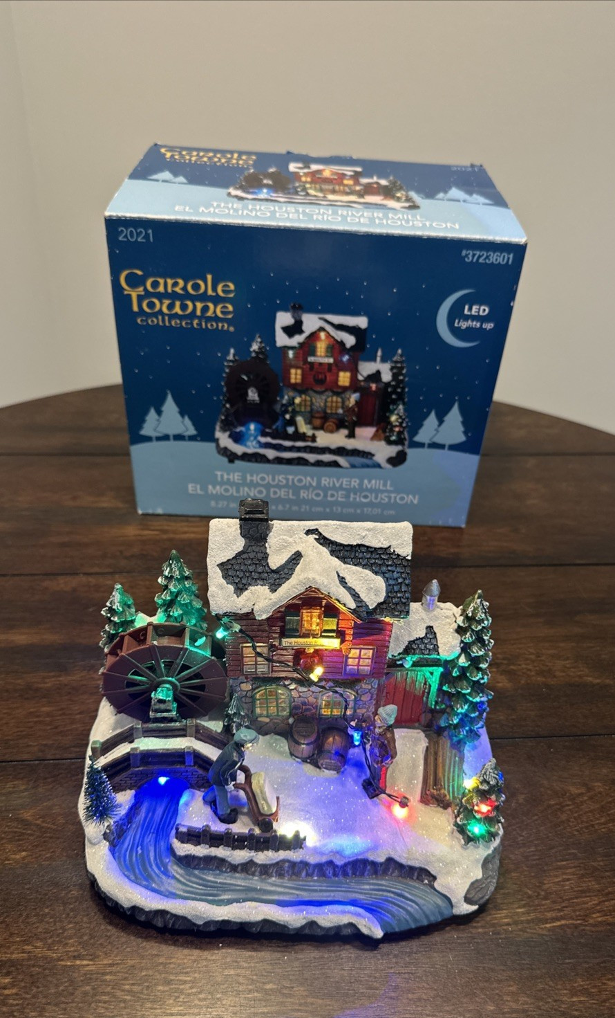 Carole Towne Collection 2021 The Houston River Mill Village Collectible LED