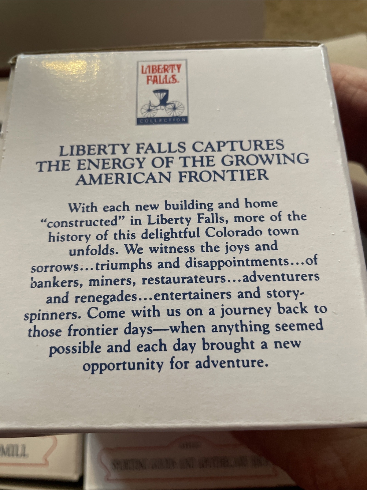 Liberty Falls collector club. 3 houses and a windmill. Sports & Apathecary shop