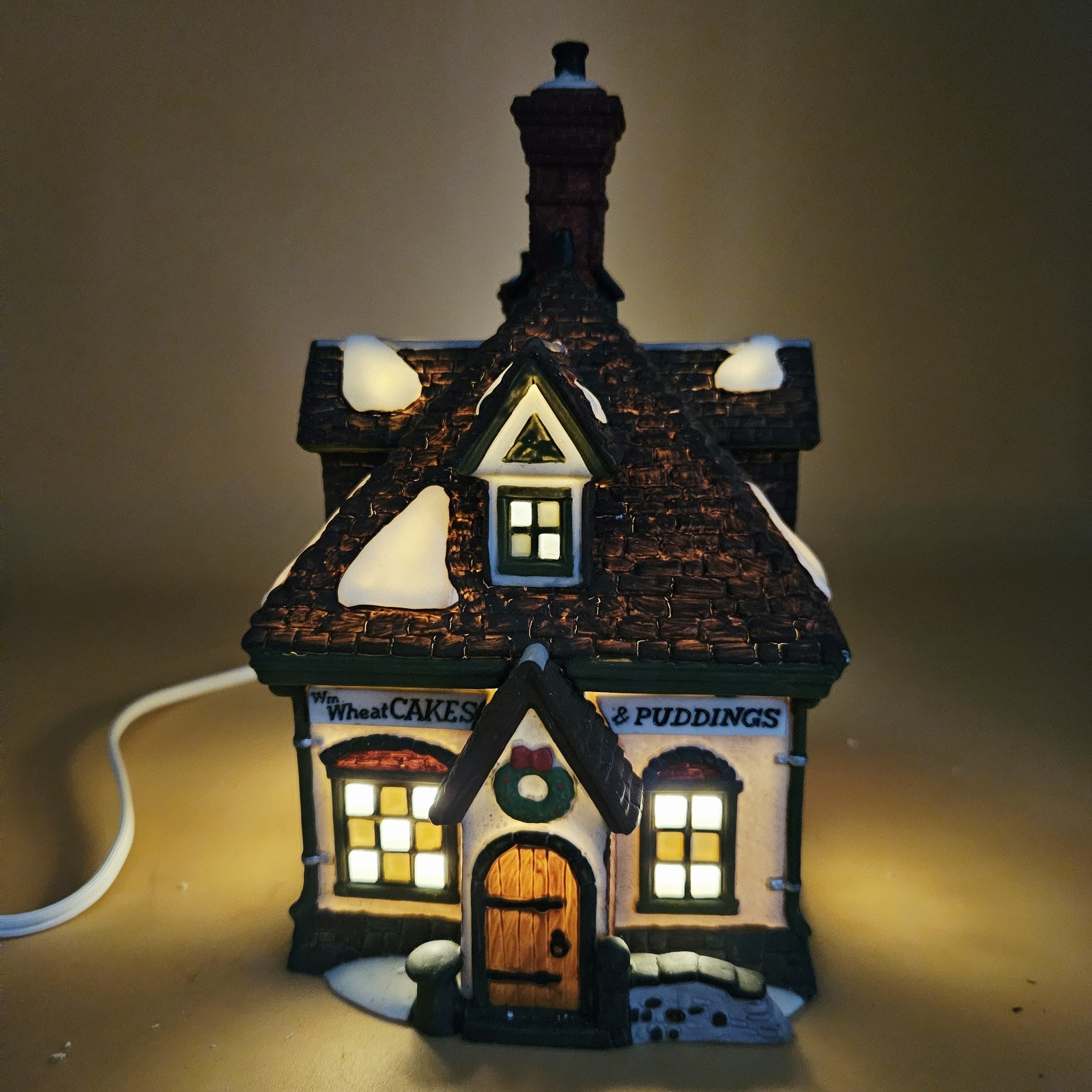 Department 56 1993 Vintage Dickens Village WM. Wheat Cakes & Puddings 5808-4