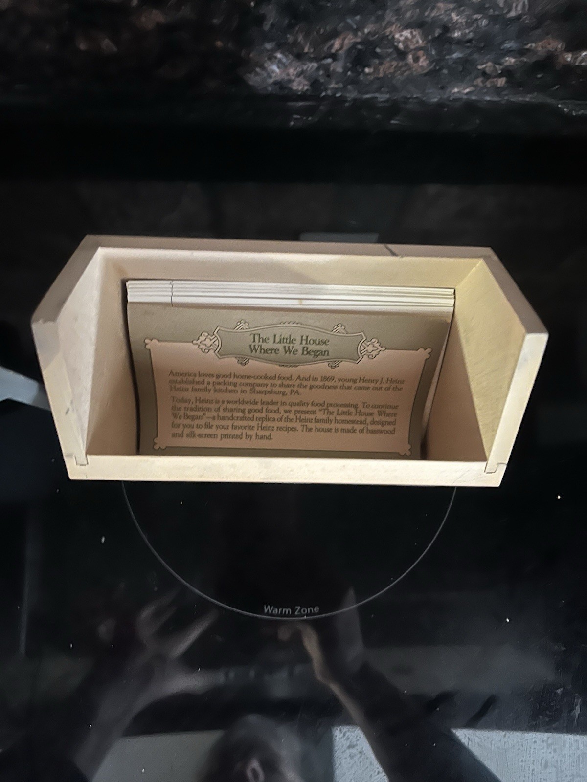 LIMITED EDITION VINTAGE Pittsburgh Memorabilia Heinz House Recipe Box