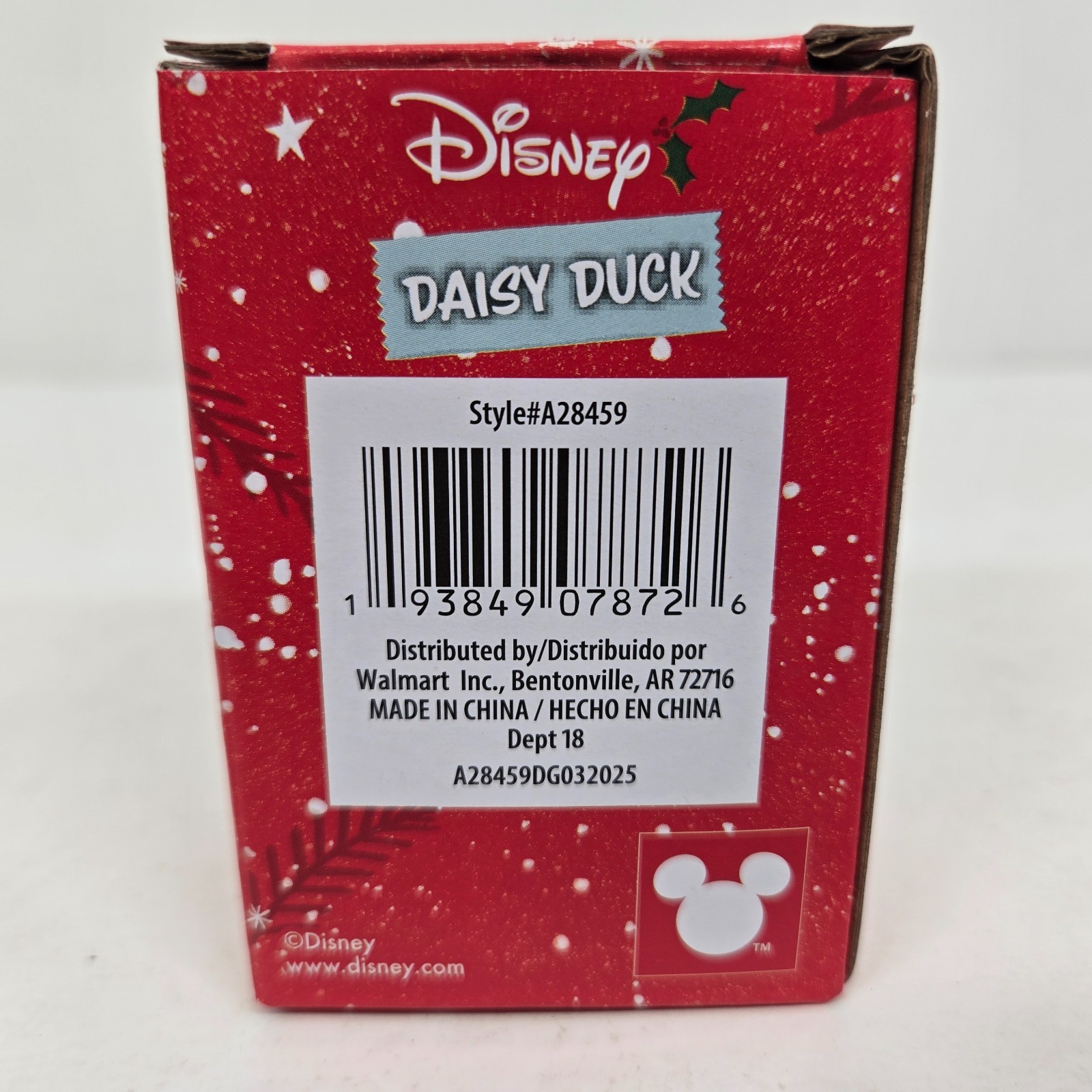 Disney Daisy Duck Figure Christmas Village Ruz 2025
