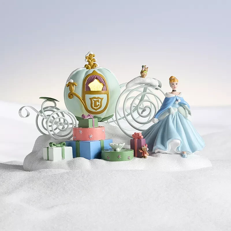St. Nicholas Square Disney Princess Cinderella Holiday Carriage Hand Painted NIB