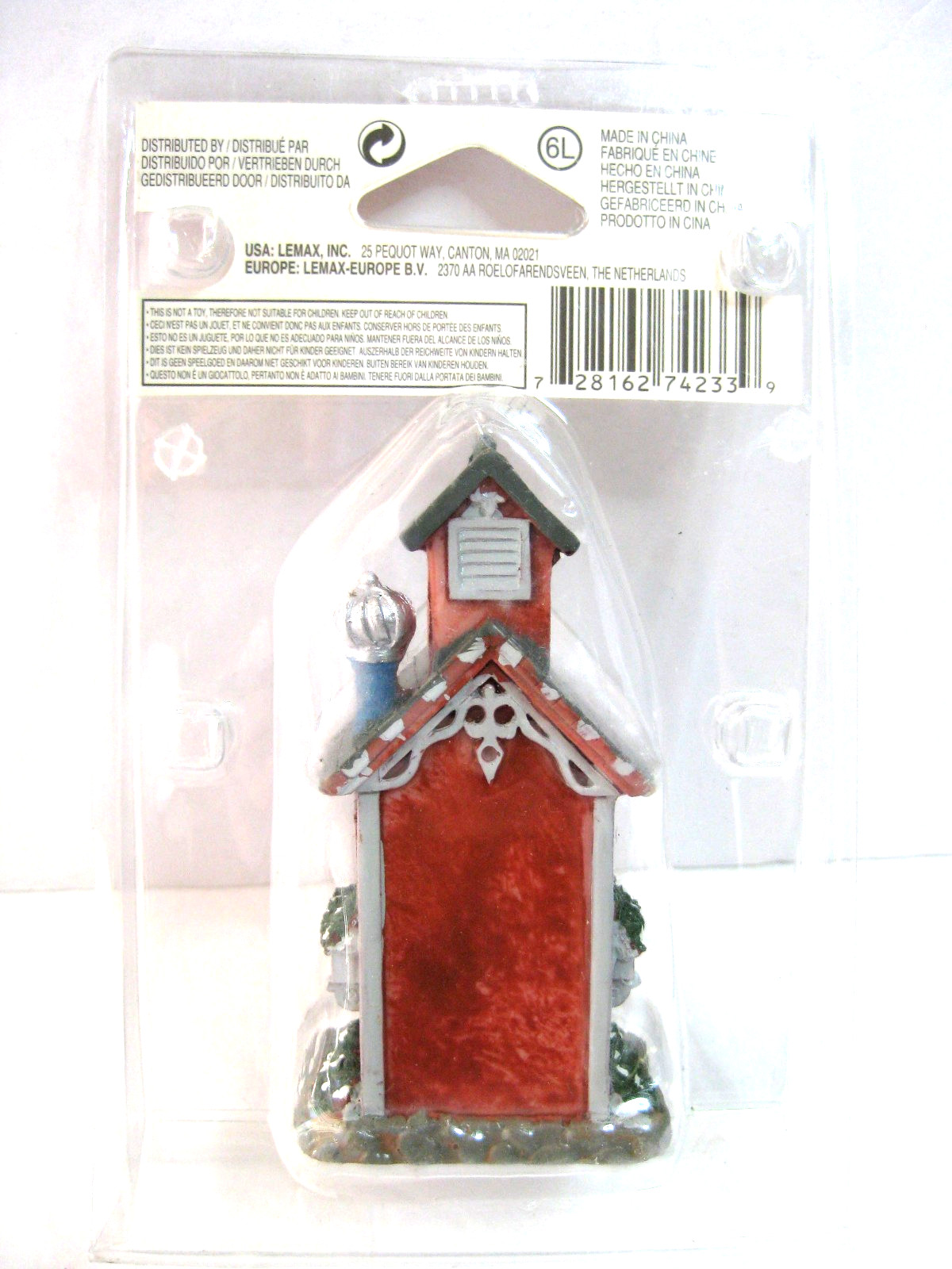 LEMAX #74233 VICTORIAN OUTHOUSE WORKS WITH DEPT 56 NEW IN PACKAGE