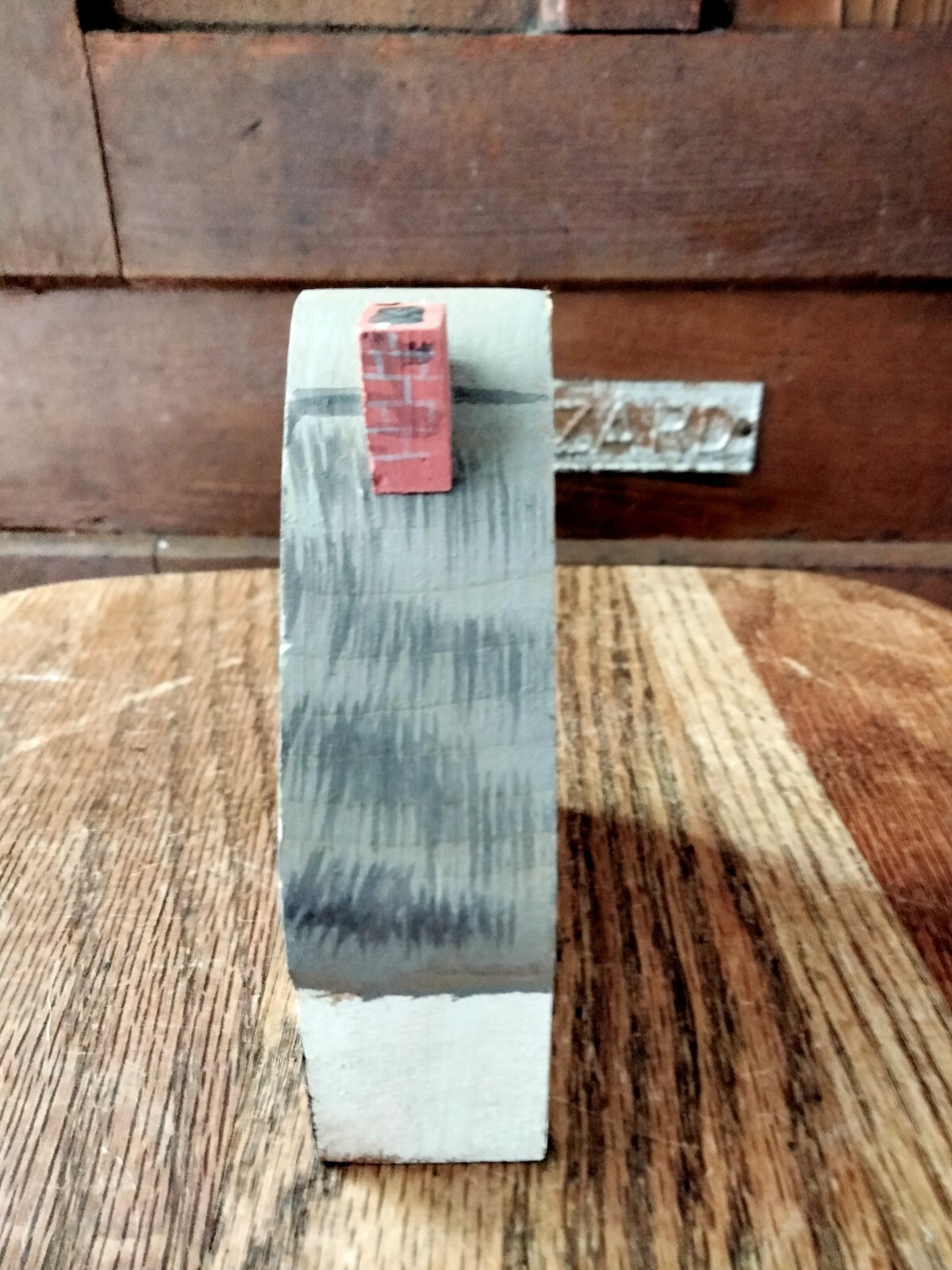 Rare Vintage Susan Stentiford Wiltshire Cottage Wood Home Décor Shelf Sitter