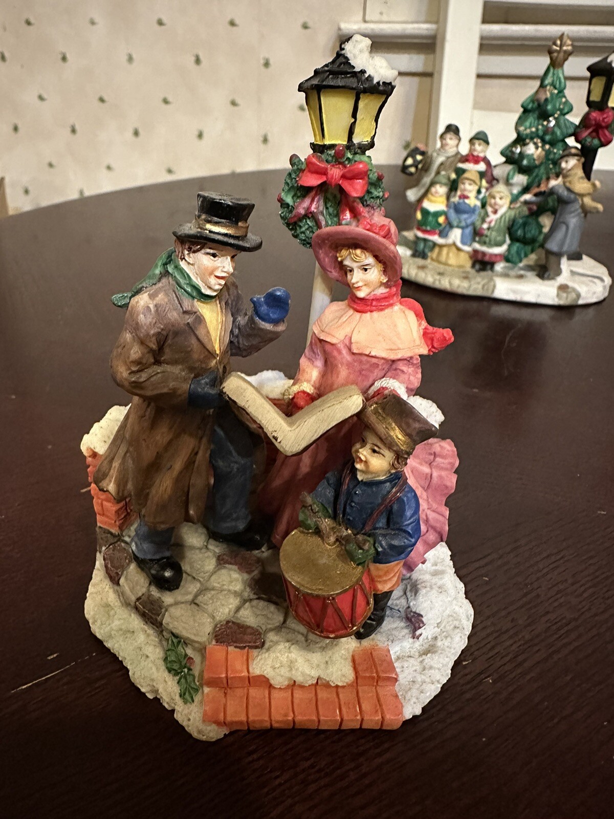 Mervyns ? Unbranded Christmas Village- 2.5 To 4 Inches Tall Lot Of 3