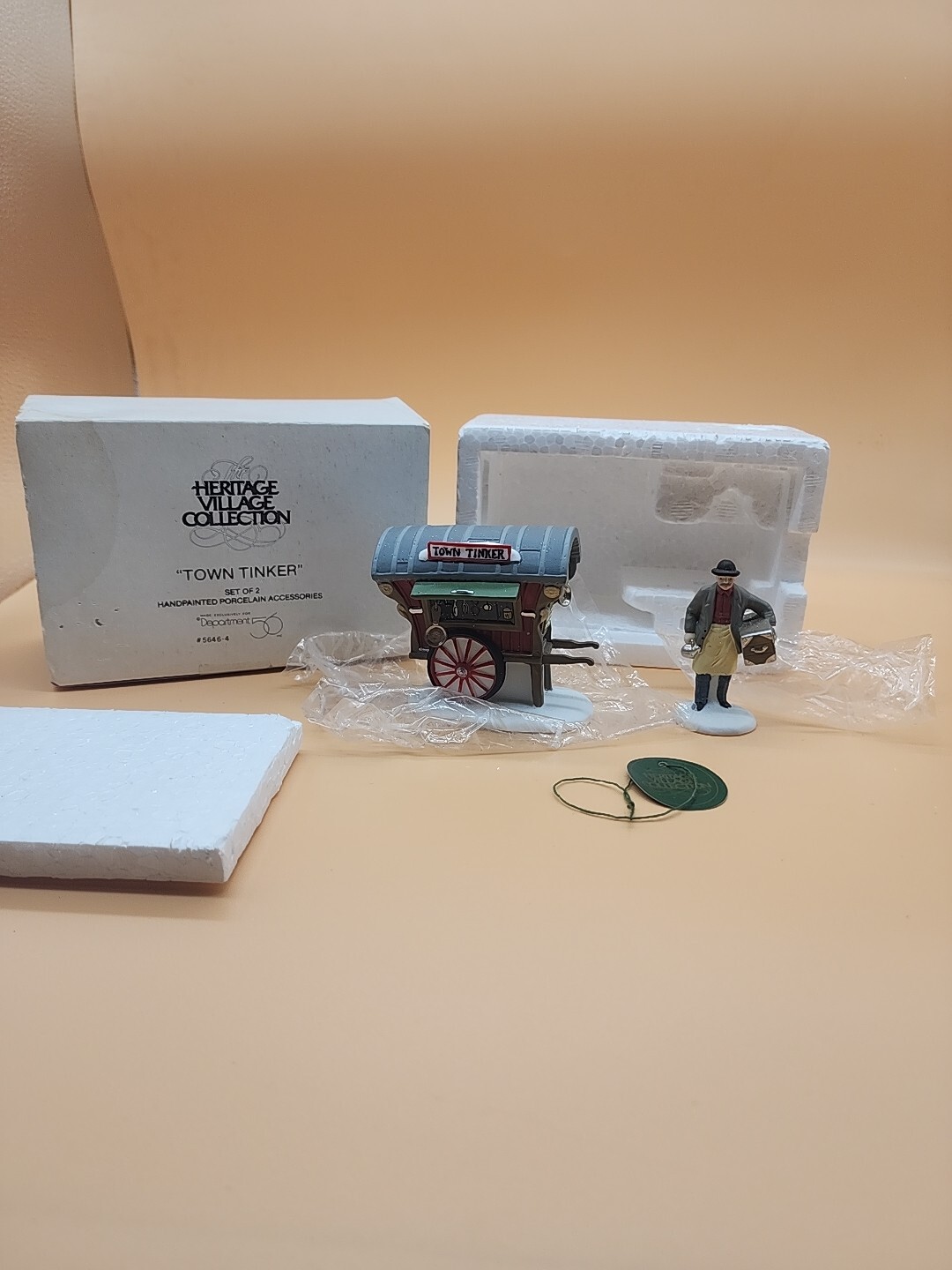 Department 56 Heritage Village – Town Tinker (set of 2) #5646-4