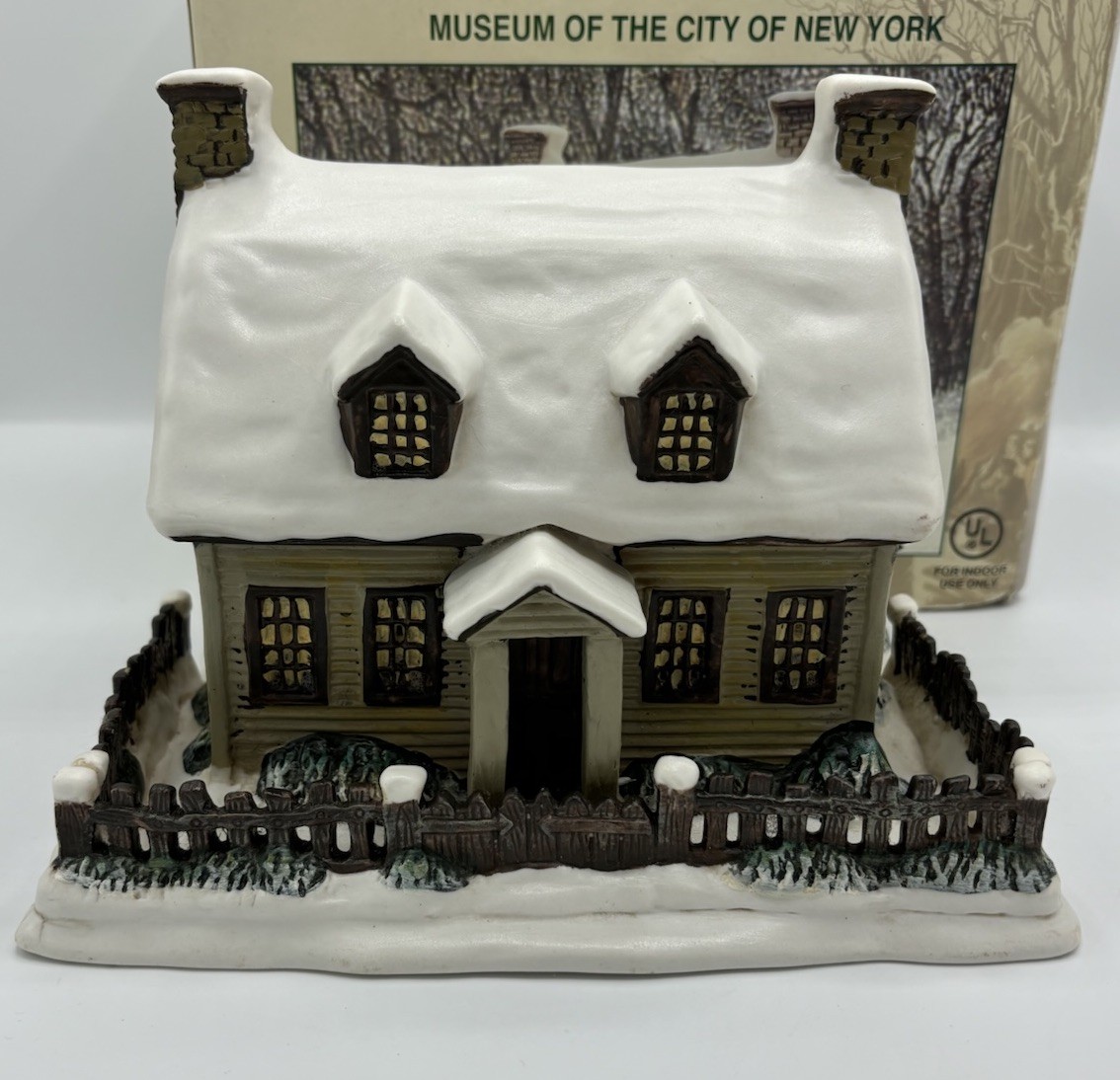 Currier & Ives Museum of the City of New York Winter Evening Lighted House