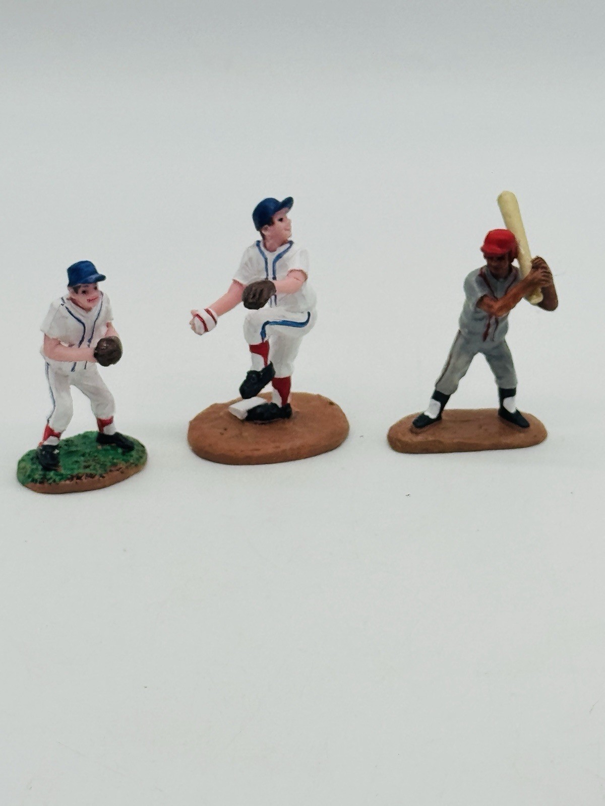 Lemax Baseball Buddies Figurine Set of 8 Figures Retired Set 82601 Americana